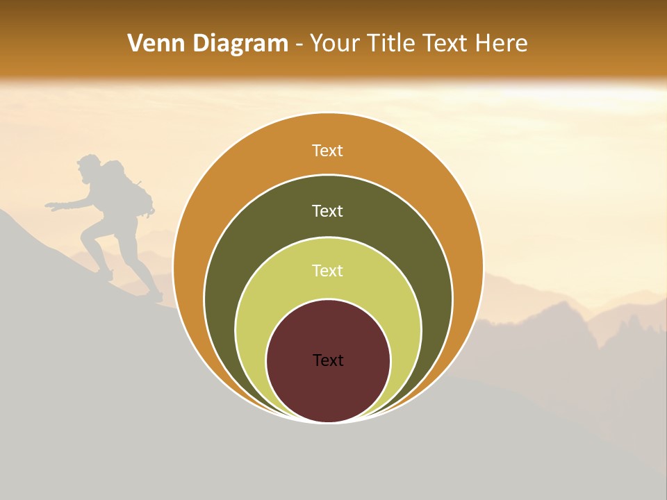 Danger Rural Hiker PowerPoint Template