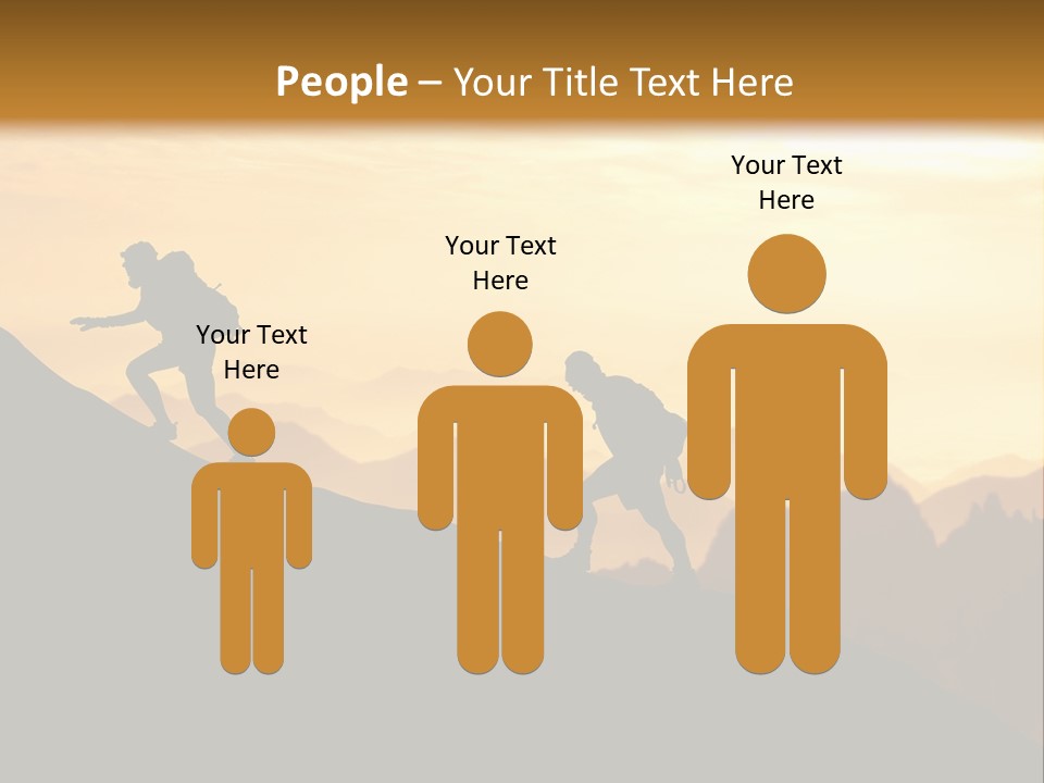 Danger Rural Hiker PowerPoint Template