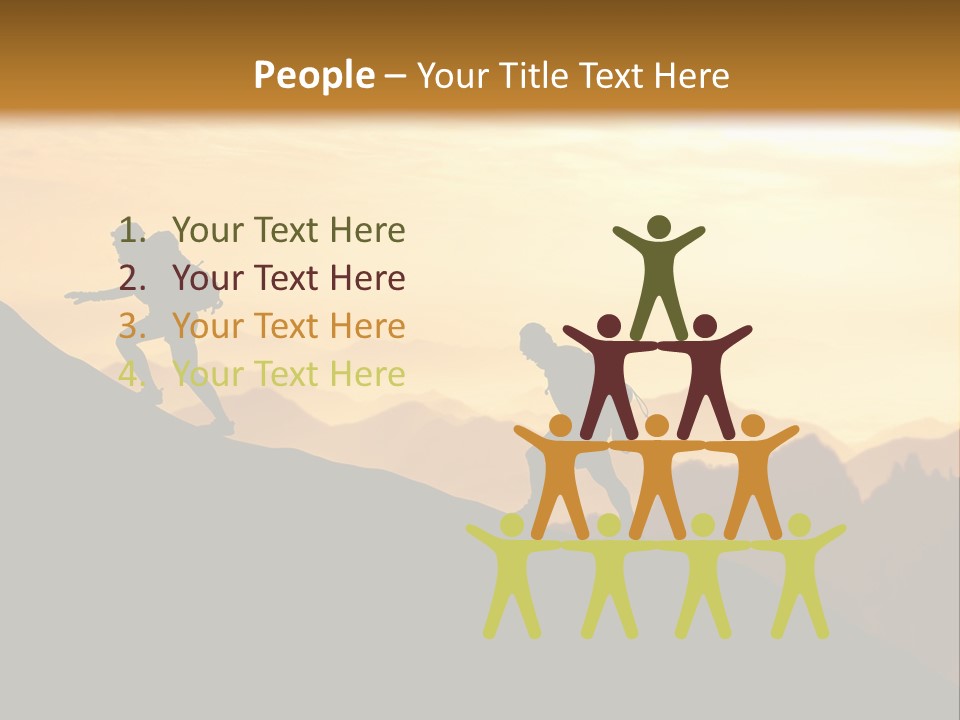 Danger Rural Hiker PowerPoint Template