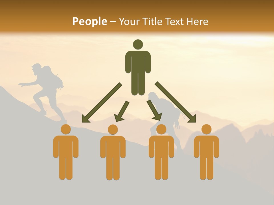 Danger Rural Hiker PowerPoint Template