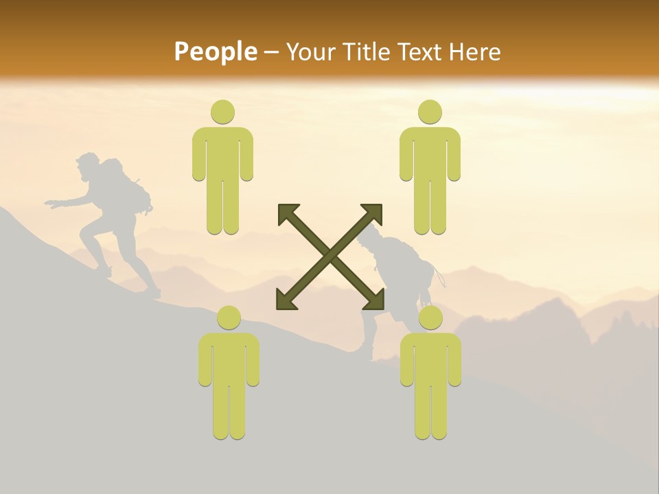 Danger Rural Hiker PowerPoint Template