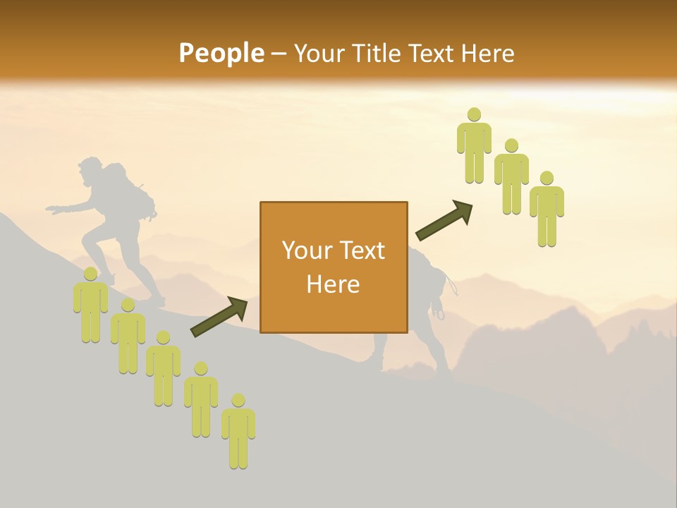 Danger Rural Hiker PowerPoint Template