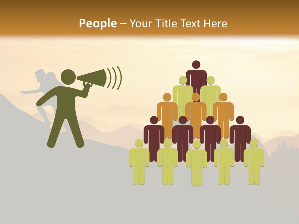 Danger Rural Hiker PowerPoint Template