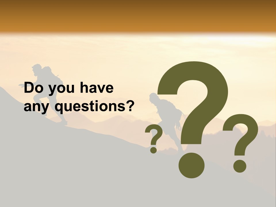 Danger Rural Hiker PowerPoint Template