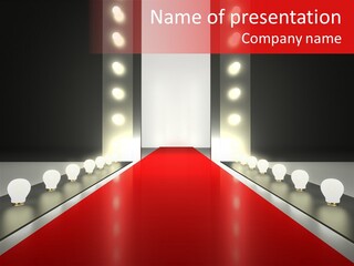 Reflection Elevated Hall PowerPoint Template