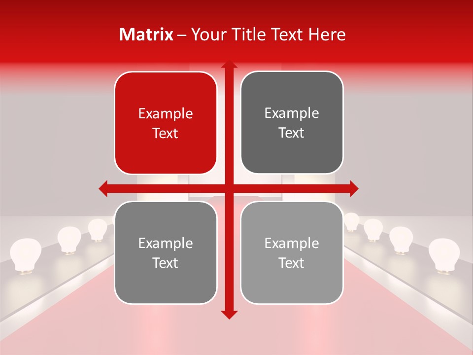 Reflection Elevated Hall PowerPoint Template