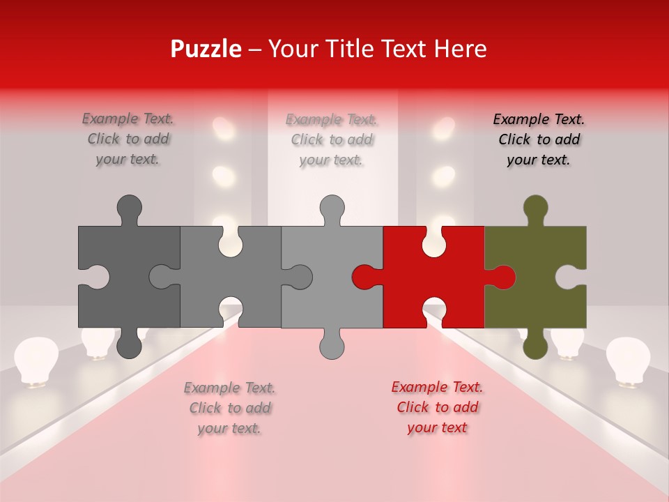 Reflection Elevated Hall PowerPoint Template