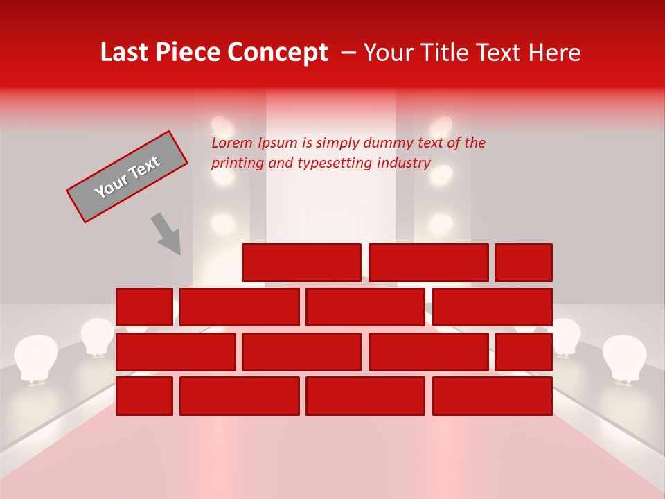 Reflection Elevated Hall PowerPoint Template