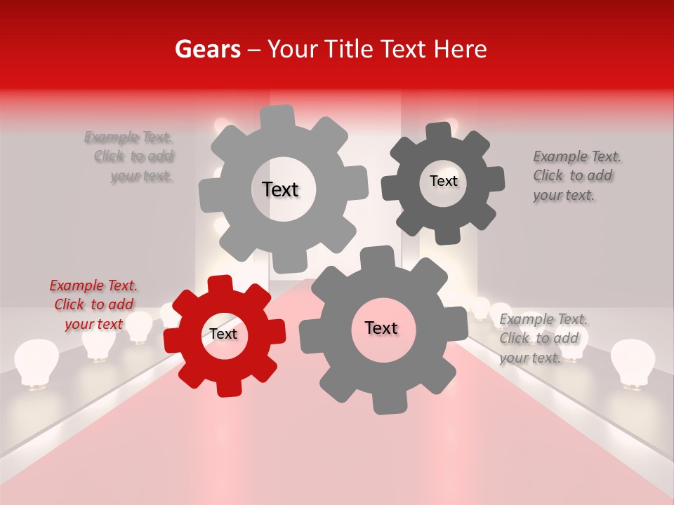 Reflection Elevated Hall PowerPoint Template