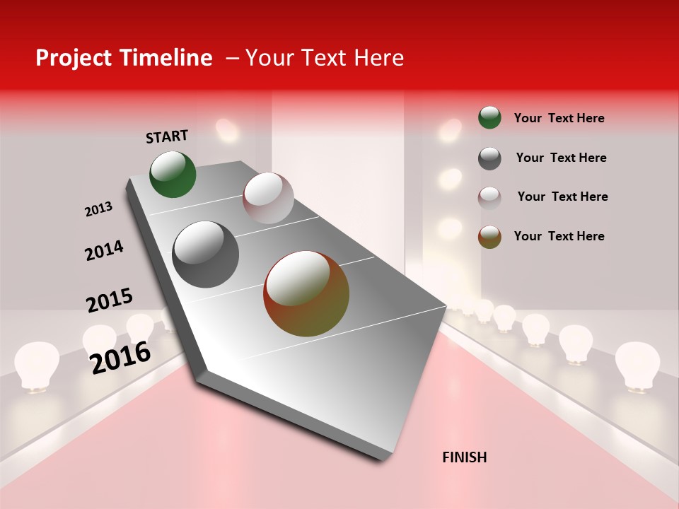 Reflection Elevated Hall PowerPoint Template