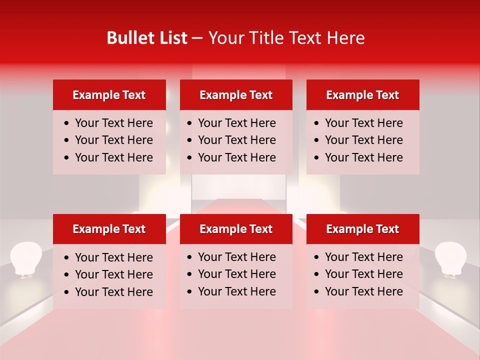 Reflection Elevated Hall PowerPoint Template