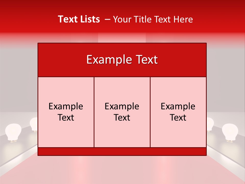 Reflection Elevated Hall PowerPoint Template