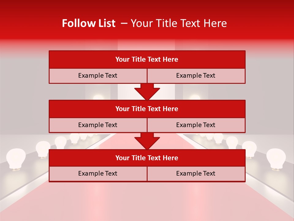 Reflection Elevated Hall PowerPoint Template