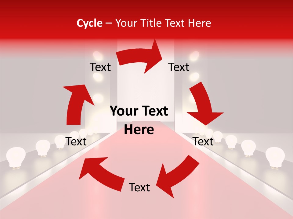 Reflection Elevated Hall PowerPoint Template