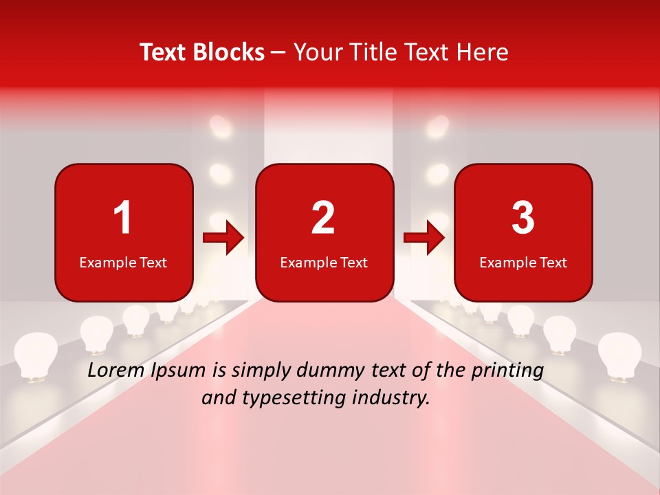 Reflection Elevated Hall PowerPoint Template