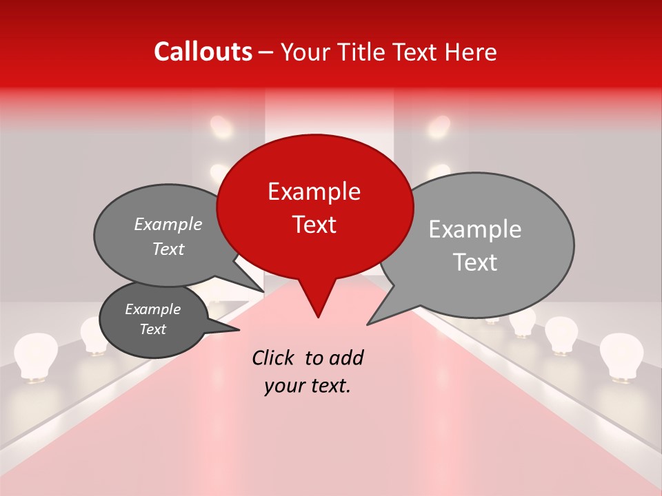 Reflection Elevated Hall PowerPoint Template