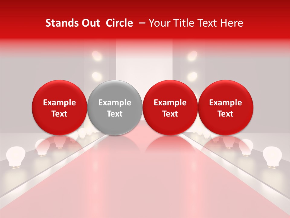 Reflection Elevated Hall PowerPoint Template