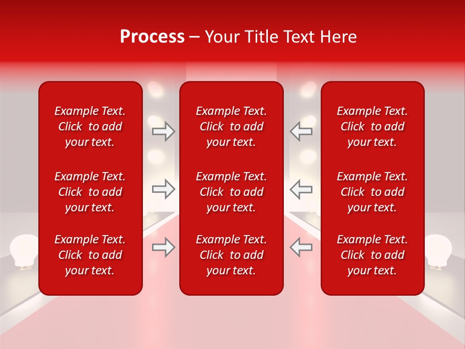 Reflection Elevated Hall PowerPoint Template