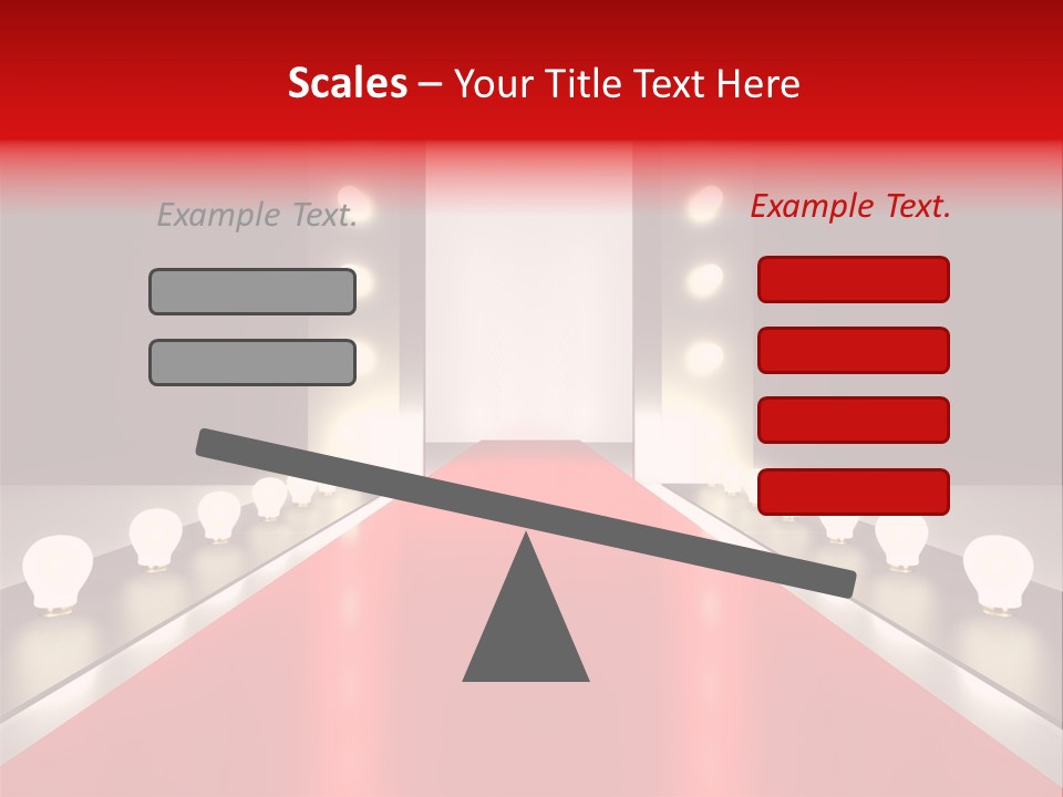 Reflection Elevated Hall PowerPoint Template