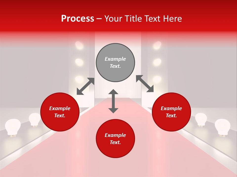 Reflection Elevated Hall PowerPoint Template