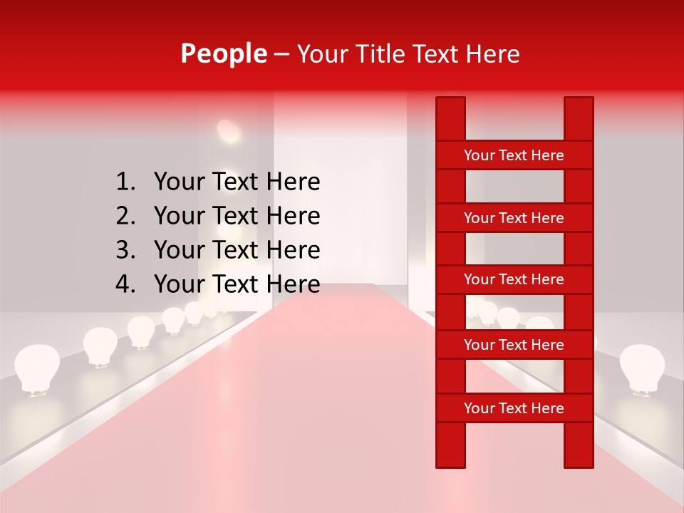 Reflection Elevated Hall PowerPoint Template