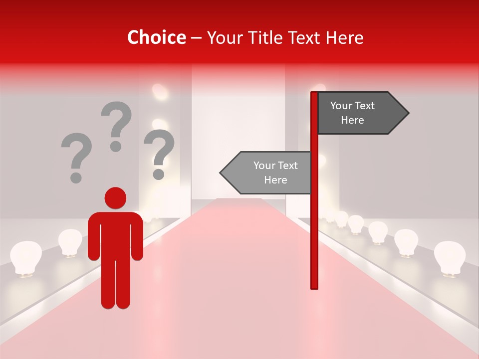 Reflection Elevated Hall PowerPoint Template
