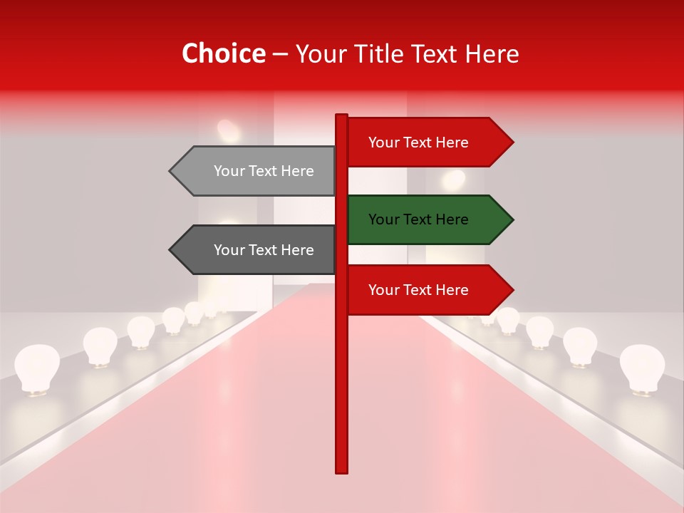 Reflection Elevated Hall PowerPoint Template