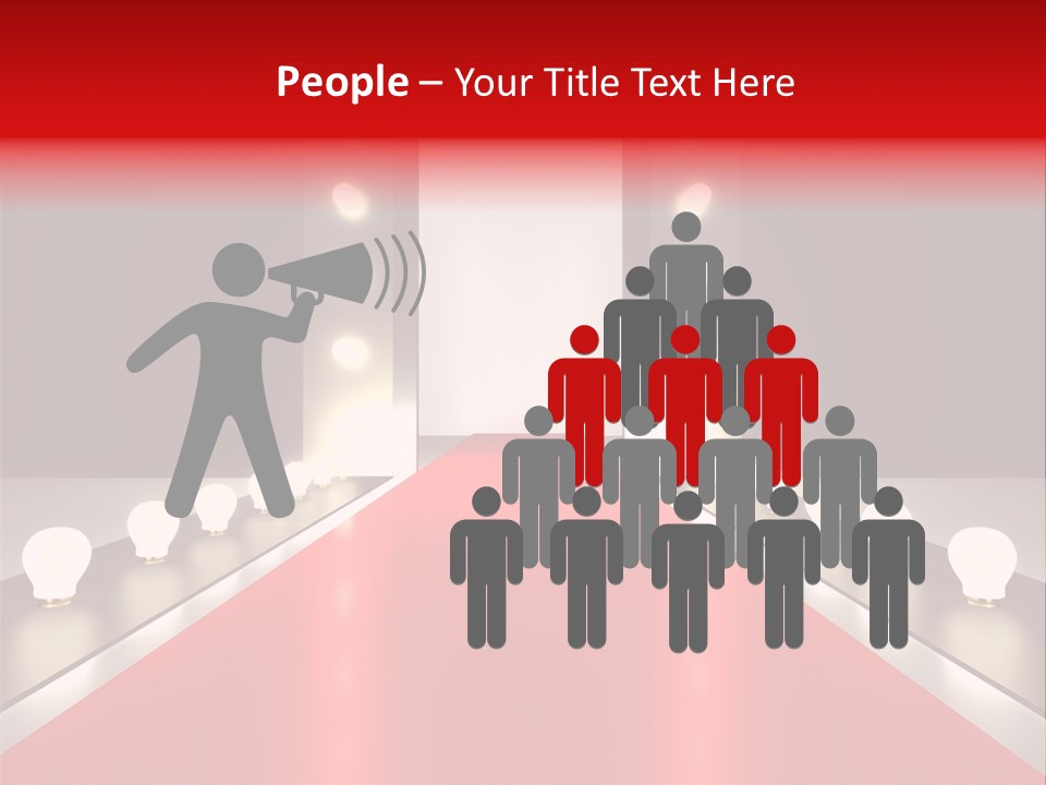 Reflection Elevated Hall PowerPoint Template