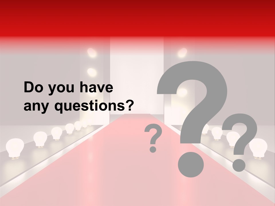 Reflection Elevated Hall PowerPoint Template