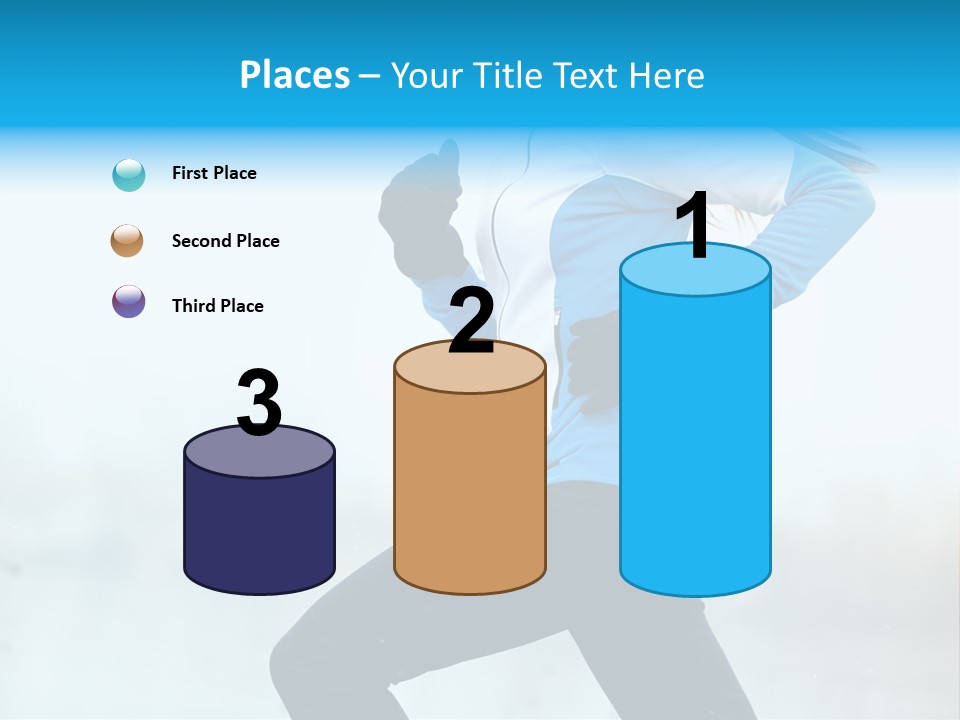 Adult Sportswear Jog PowerPoint Template