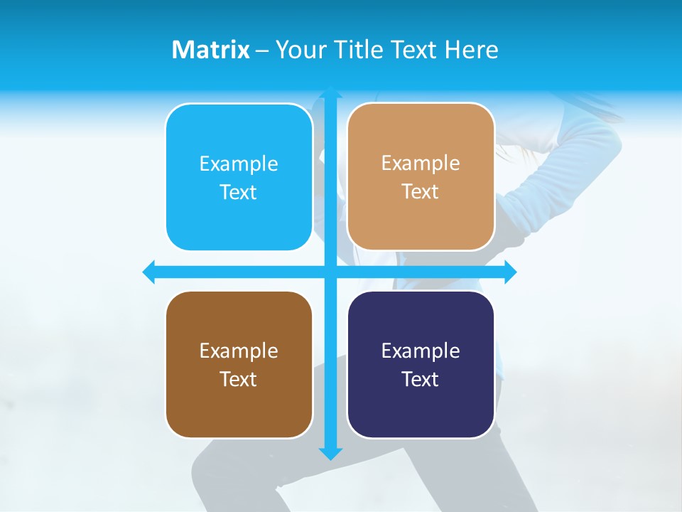 Adult Sportswear Jog PowerPoint Template