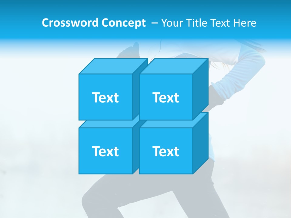 Adult Sportswear Jog PowerPoint Template