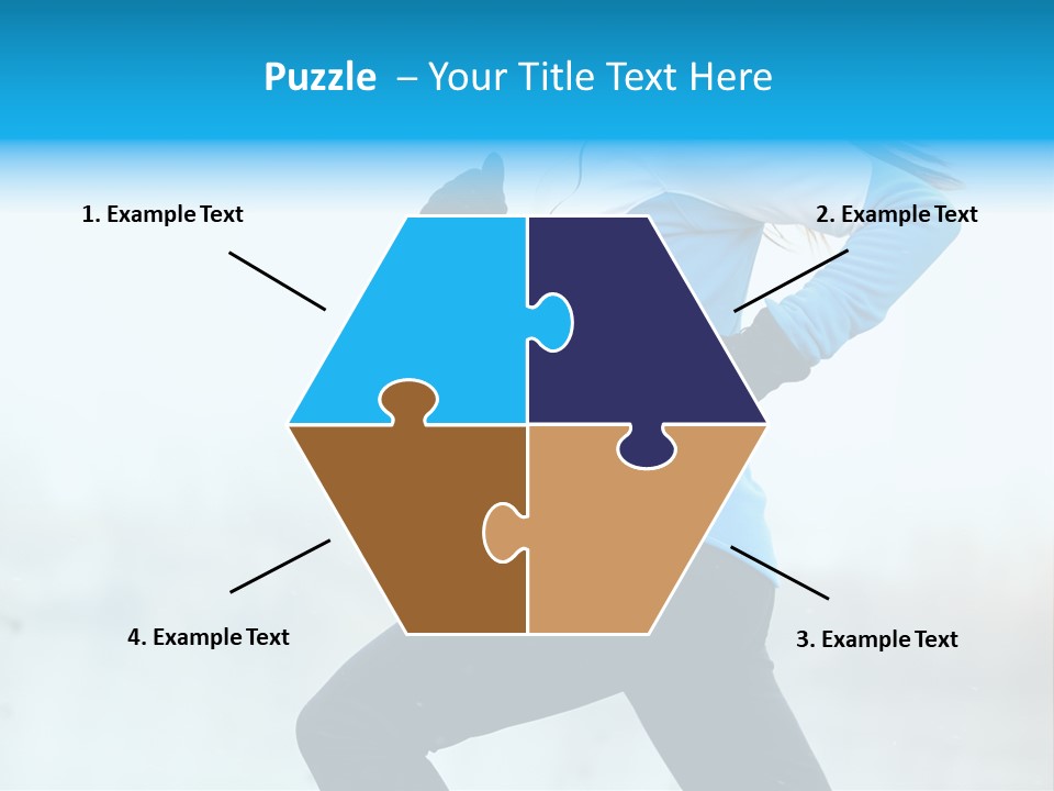 Adult Sportswear Jog PowerPoint Template