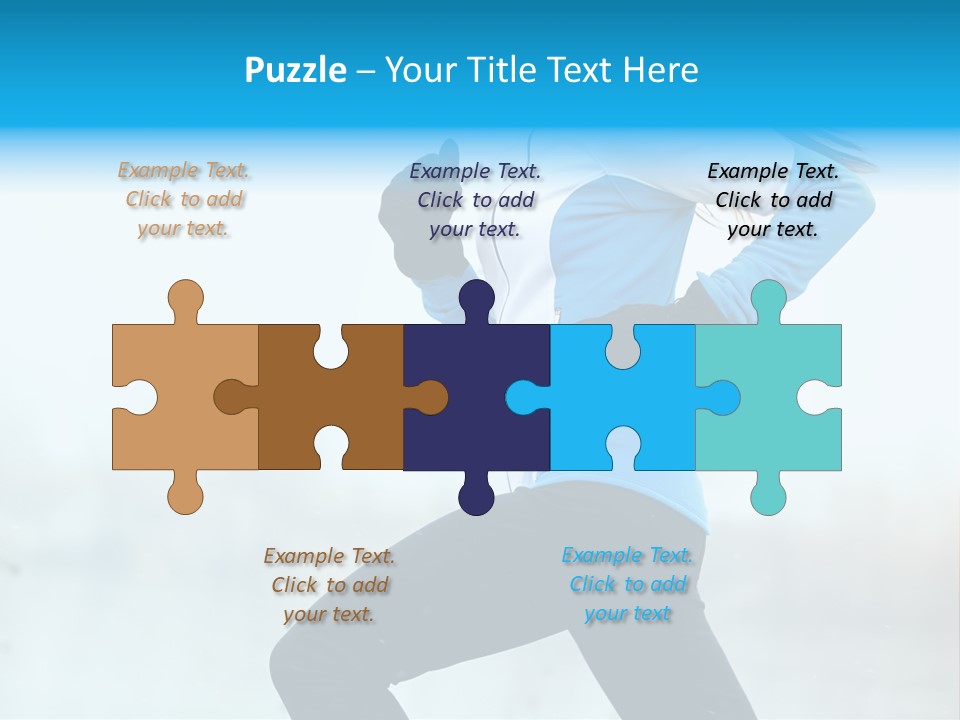 Adult Sportswear Jog PowerPoint Template