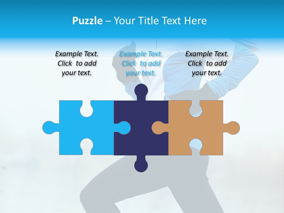 Adult Sportswear Jog PowerPoint Template