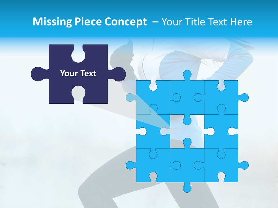 Adult Sportswear Jog PowerPoint Template