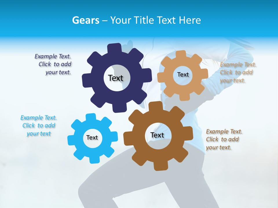 Adult Sportswear Jog PowerPoint Template