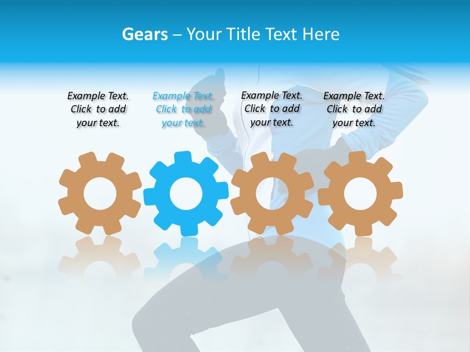 Adult Sportswear Jog PowerPoint Template