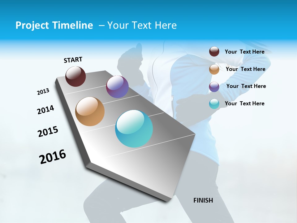 Adult Sportswear Jog PowerPoint Template