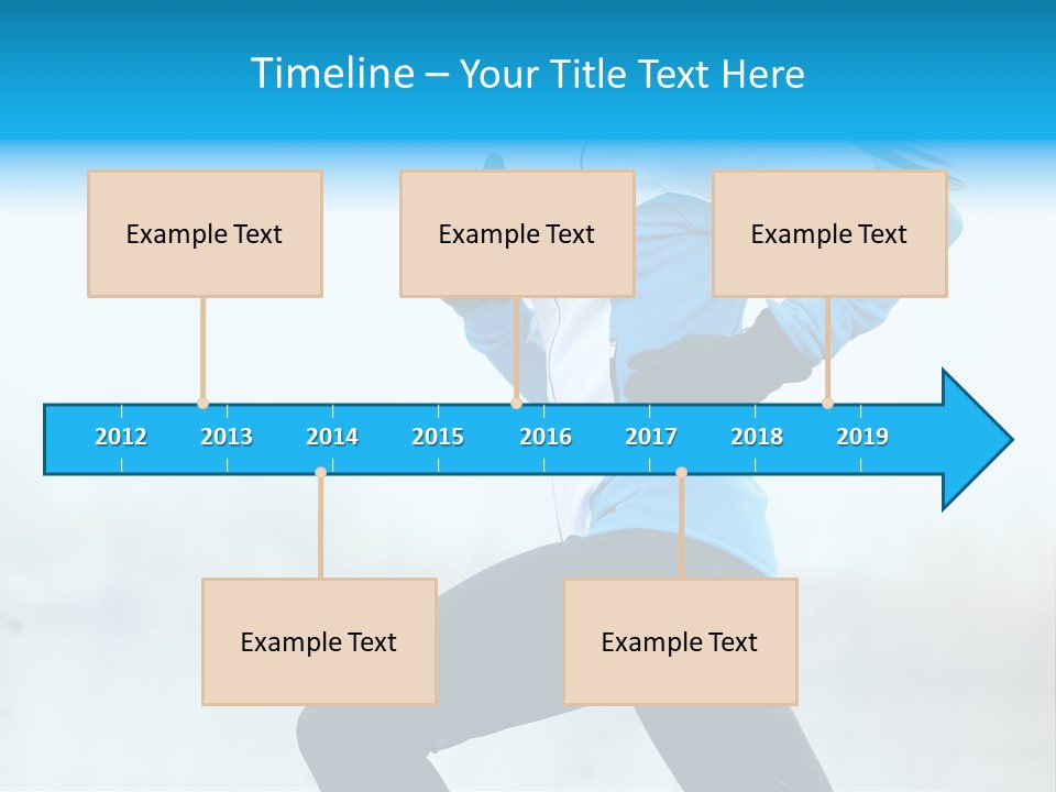 Adult Sportswear Jog PowerPoint Template