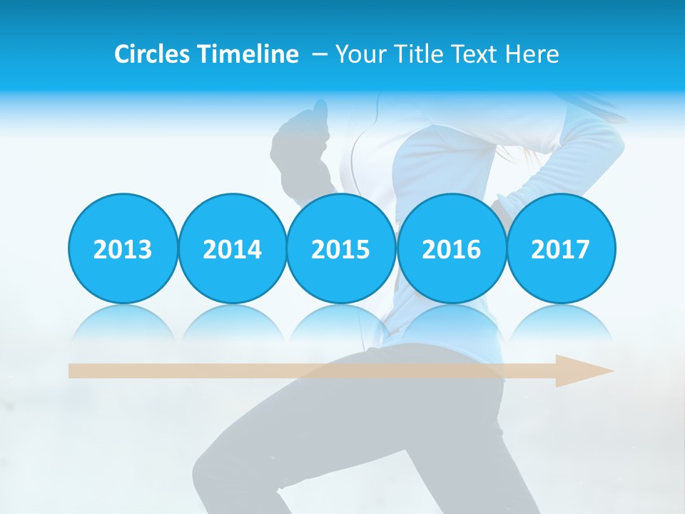 Adult Sportswear Jog PowerPoint Template