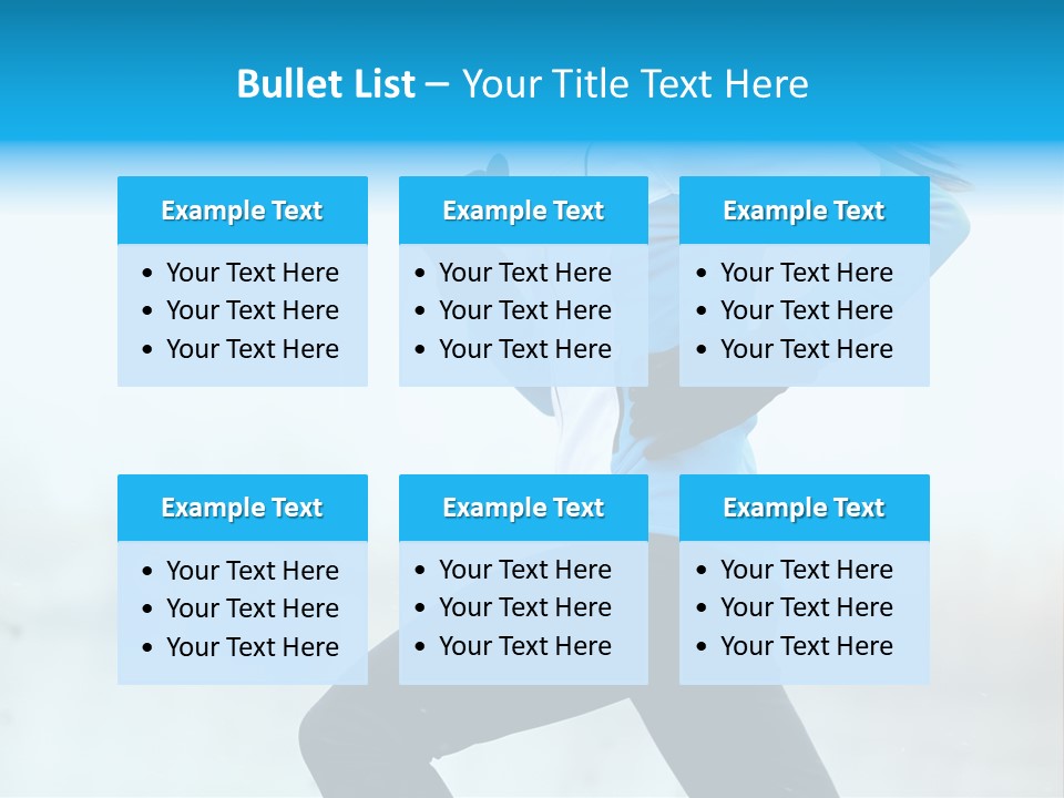 Adult Sportswear Jog PowerPoint Template