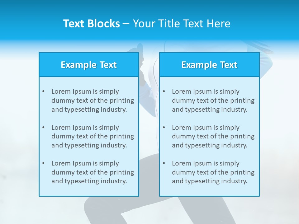 Adult Sportswear Jog PowerPoint Template