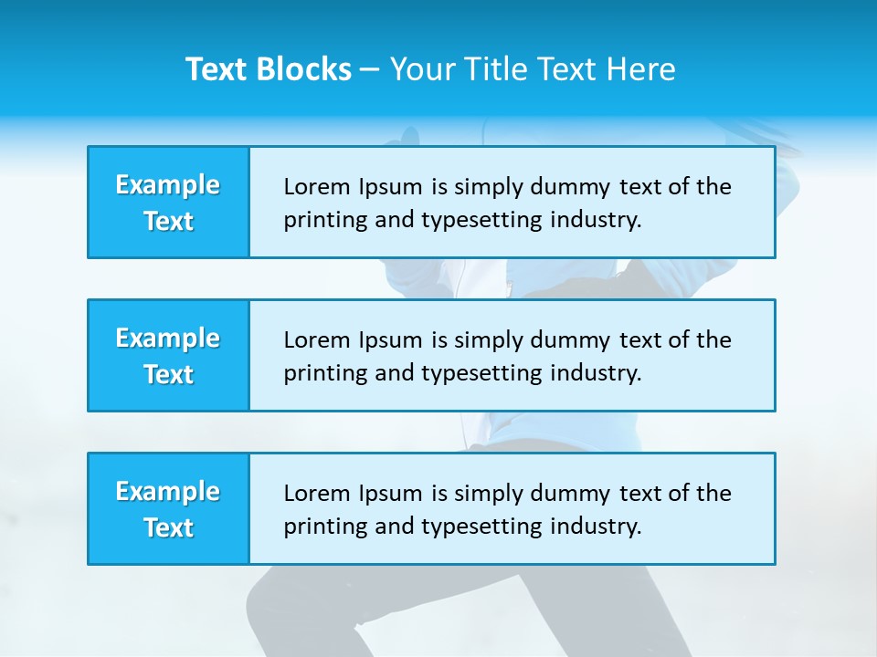 Adult Sportswear Jog PowerPoint Template