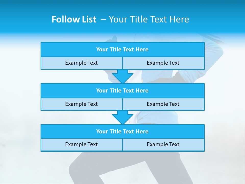 Adult Sportswear Jog PowerPoint Template