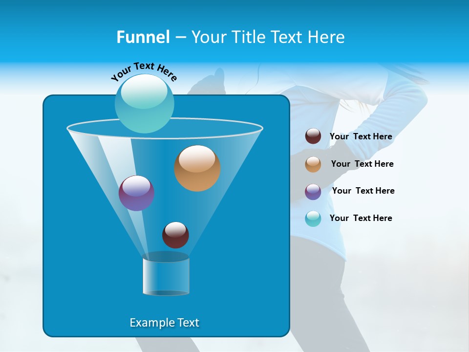 Adult Sportswear Jog PowerPoint Template