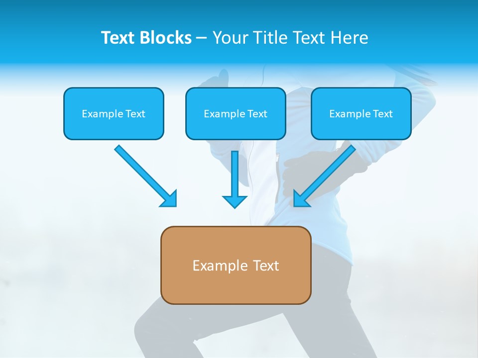 Adult Sportswear Jog PowerPoint Template