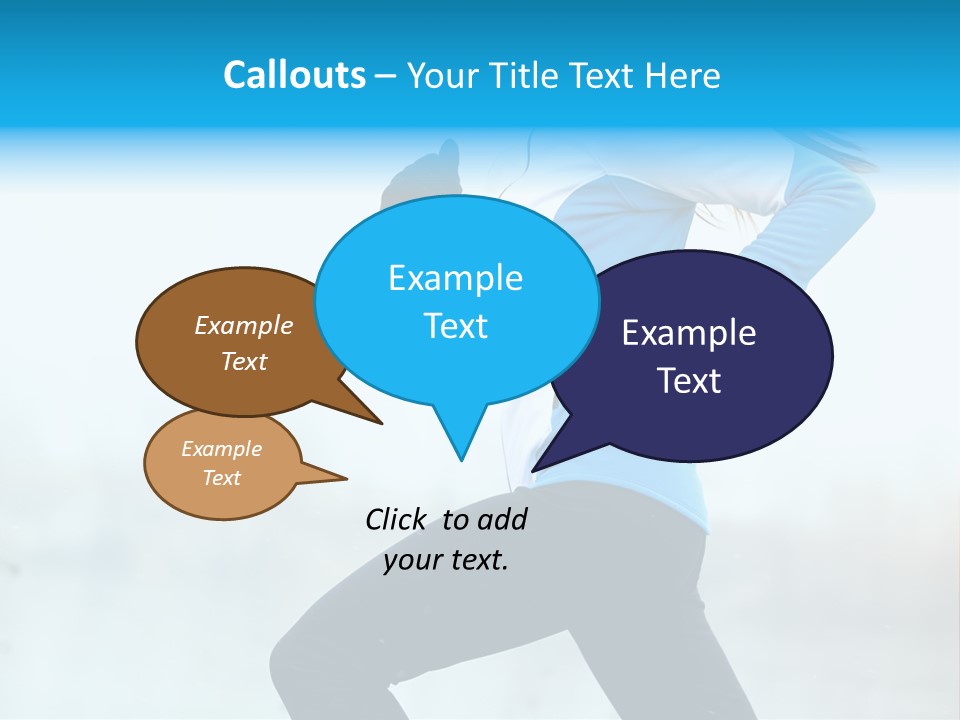 Adult Sportswear Jog PowerPoint Template