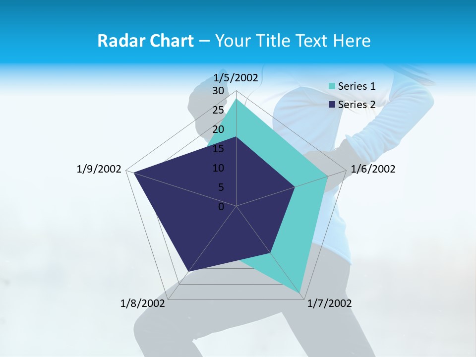 Adult Sportswear Jog PowerPoint Template