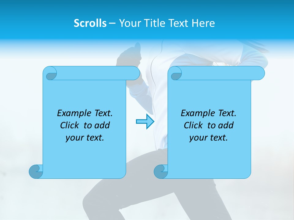 Adult Sportswear Jog PowerPoint Template